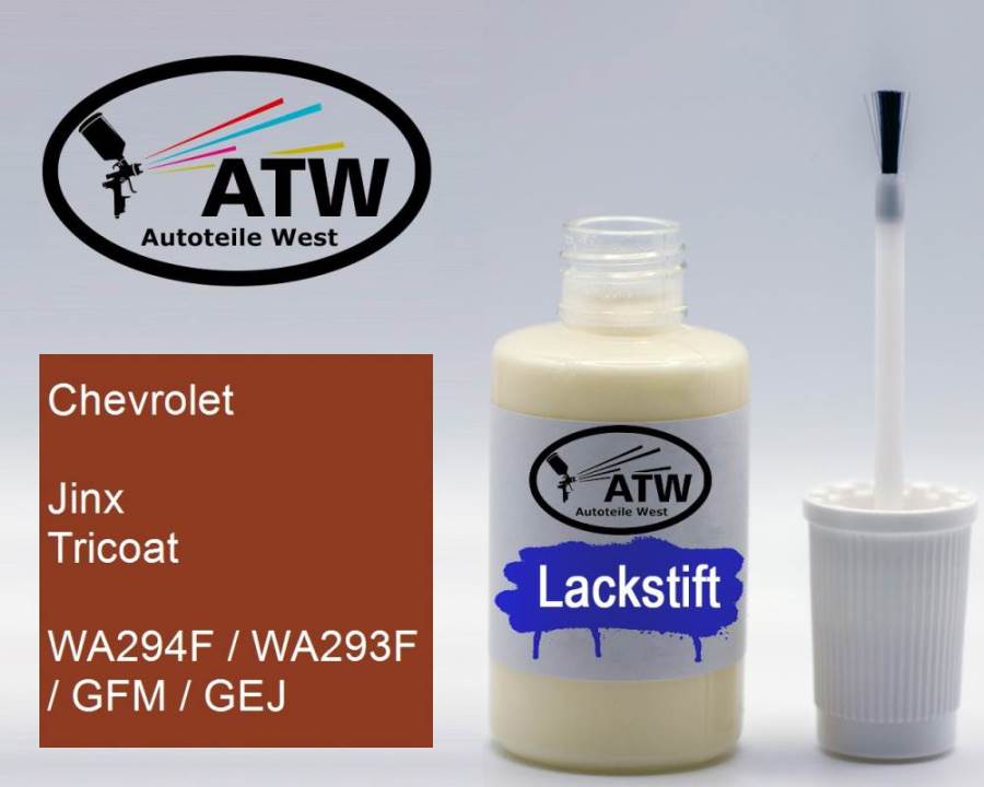 Chevrolet, Jinx Tricoat, WA294F / WA293F / GFM / GEJ: 20ml Lackstift, von ATW Autoteile West.